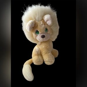 VINTAGE 1985 PRECIOUS MOMENTS CREME LION APPLAUSE STUFFED ANIMAL PLUSH TOY LOVEY